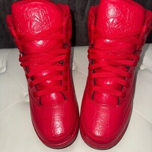 Size 6 - Ewing 33 HI ‘Red Croc Skin’ 2016 Sneaker, 1EW90171-600, Clean, No Box